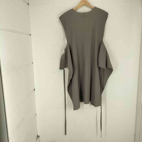 ミー イッセイミヤケ me ISSEY MIYAKE 2WAYプリーツノースリーブワンピース レディース